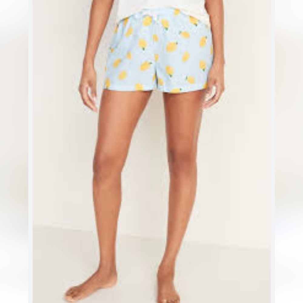 Old navy lemon pajama shorts - Picture 1 of 3